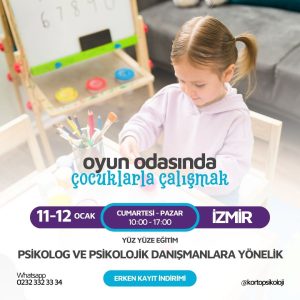 oyun odasında cocuklarla çalışmak